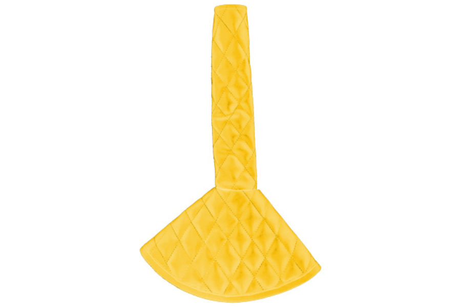Yellow Quilted Gear Shift Cover