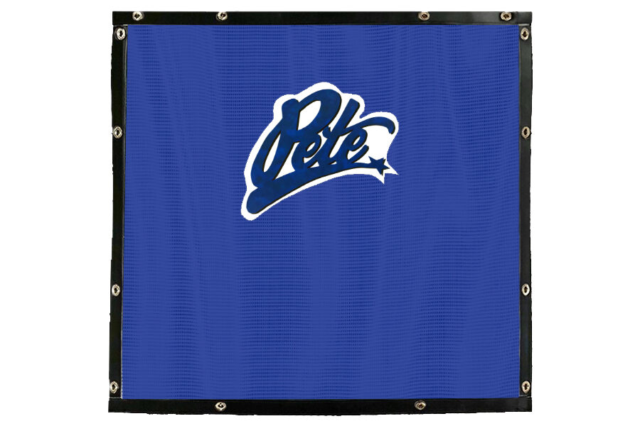 Blue Screen with Blue Pete Logo Bug Screen