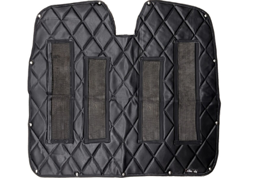 Black OE Slotted Kenworth Quilted Winterfront